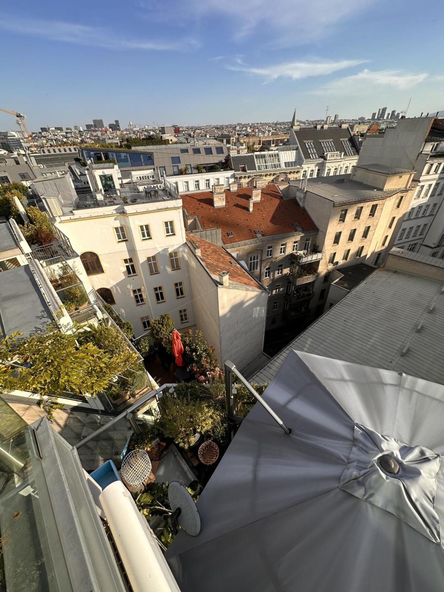 City-penthouse Mit 4 Terassen Und Whirlpool Appartement Wenen